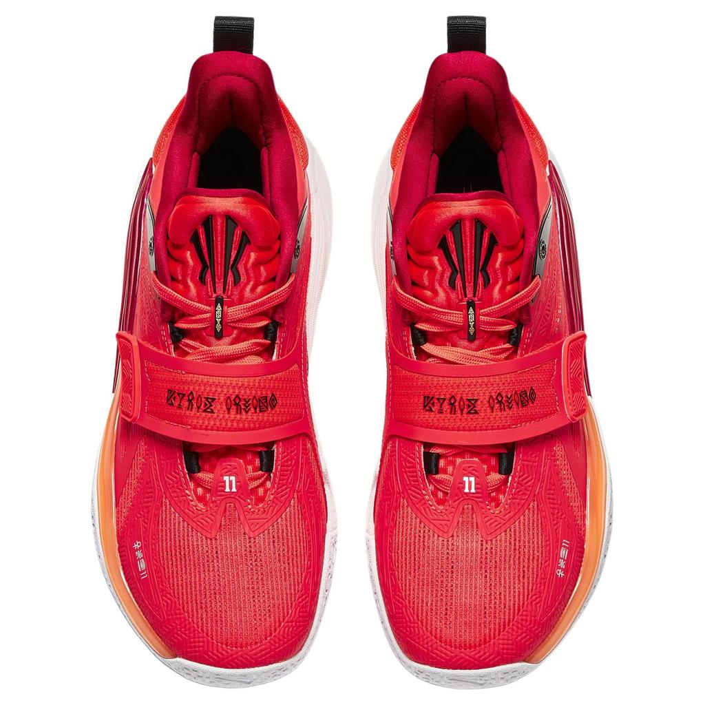 Anta Kyrie 1 Love Nitrogen Technology Professional Basketball Shoes Unisex Basketball Shoes White Black Red 112431102S-3