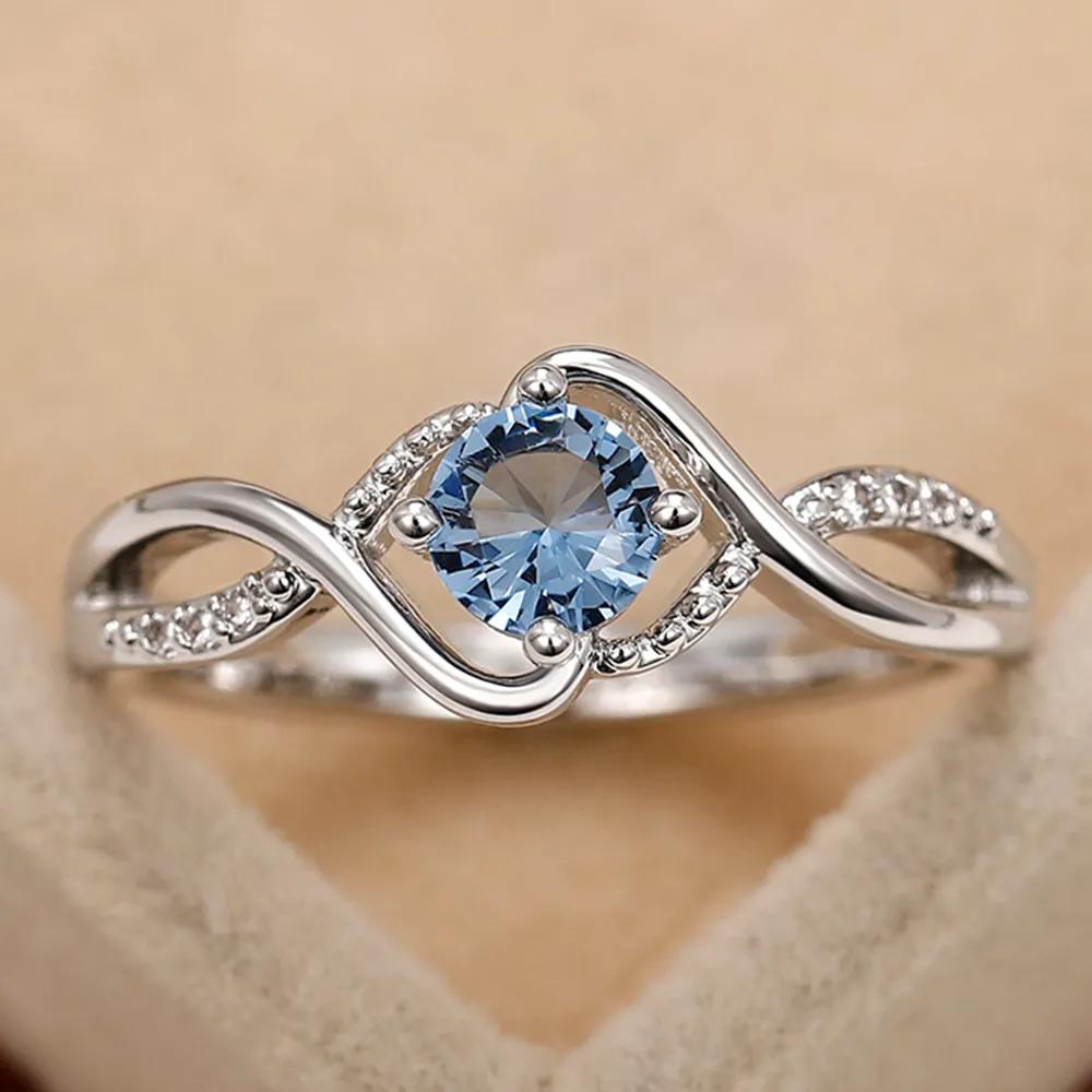 Huitan Colored Cubic Zirconia Women Rings for Wedding Party Luxury Gold Color Bright Female Rings Party Trendy Jewelry Drop Ship