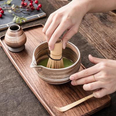 Saf Çay Fırçası Matcha Araçları Matcha Fırçası Çay Araçları Matcha Kasesi Çay Fırçası Basit Çay Seti Karıştırma Bambu Fırçası