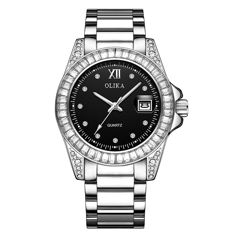 

Новые роскошные мужские часы ТОП-бренда с коробкой, водонепроницаемый календарь, светящиеся мужские кварцевые часы для отдыха