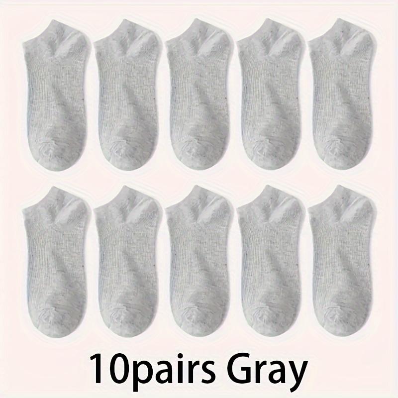 

5/10 пар удобных носков до щиколотки для всех, дышащие и легкие — идеально подходят для занятий спортом и повседневной носки One-size