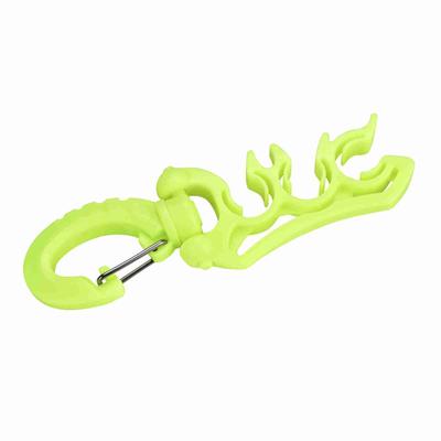 Keep Diving 3 Couleurs Support de Tuyau Double BCD en Plastique pour Plongée Sous-Marine avec Boucle Accrocheur