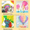 100-Meter Blank Graffiti Scroll: White Canvas for Children and Kindergarten Art