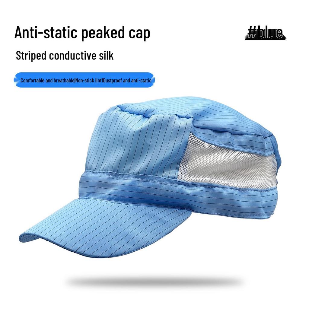 Unisex Anti-static Breathable Baseball Cap - Dustproof Workshop Hat