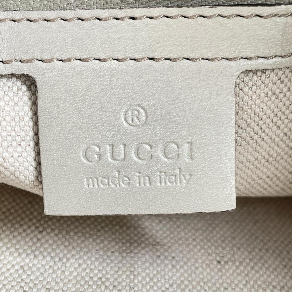 Gucci Sherry Line 254065 Shoulder Bag Beige Women Used