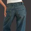 Retro Slim-Fit Wide-Leg Women's Denim Pants