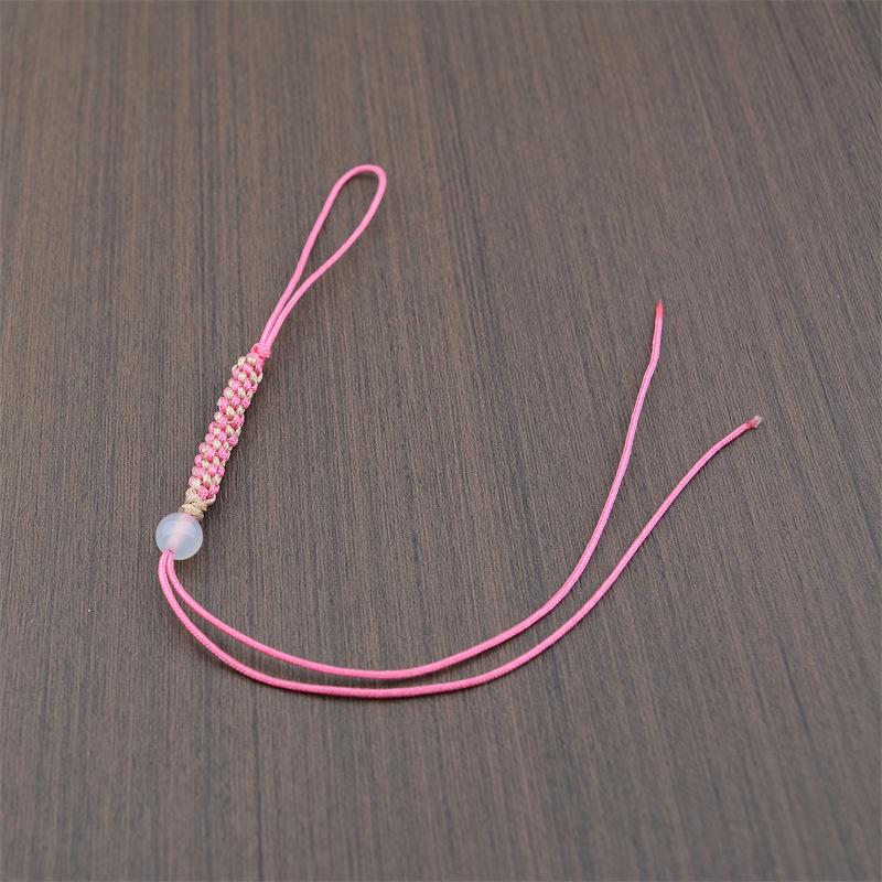 Hand-Woven Vajra Corn Knot Lanyard: Mobile Phone, Keychain, USB Drive, and Bag Charm Accessory. арбуз красный