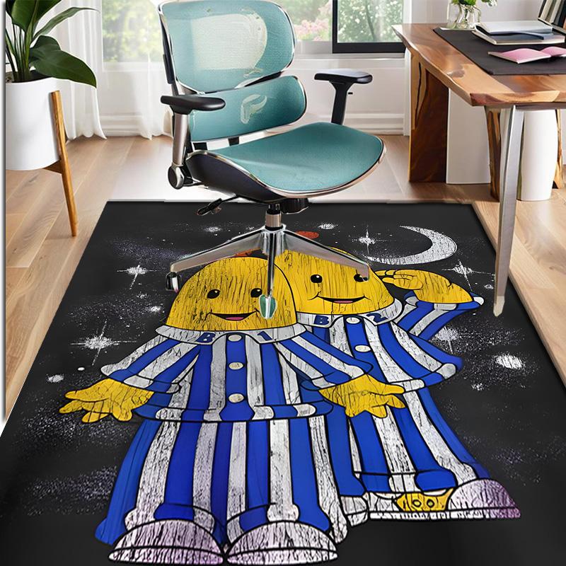 Bananas in Pyjamas Pattern Rug, Indoor/Outdoor Mat, for Picnic, Gameroom, Bedroom, Office, Living Room, Home Decor Carpet, Birthday Gift