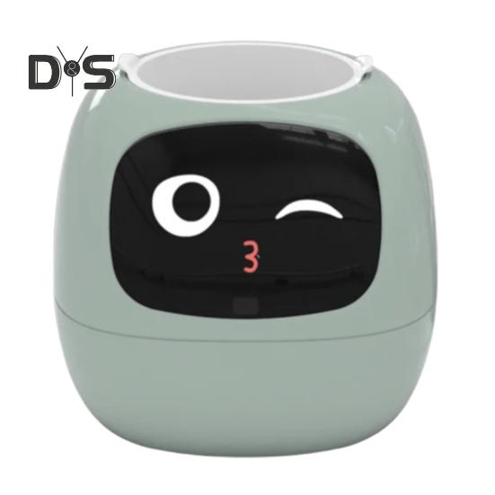 

Умный цветочный горшок с выражениями AI Умный плантатор Робот Виртуальный питомец Умный цветочный горшок с 7 датчиками Время Температура Дисплей для садоводства Внутренний декор темно-зеленого