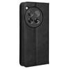 For OnePlus Ace 3 5G/12R 5G Retro Leather Case Magnetic Closing Phone Wallet Cover