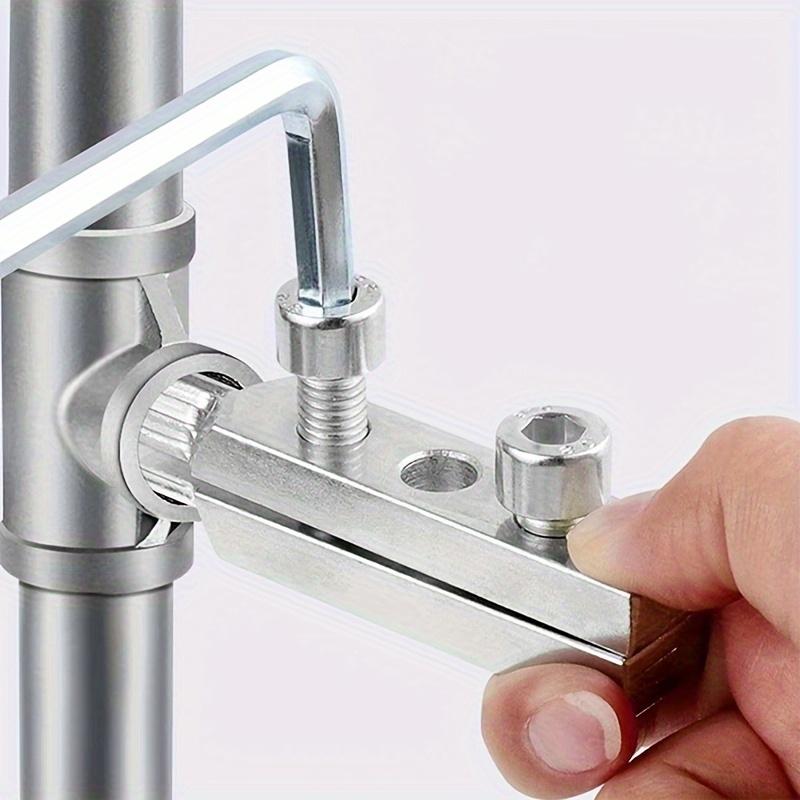 1pc Faucet Valve Broken Thread Extractor, 1/2 Inch & 3/4 Inch Broken Screw Removal Tool - All-in-One Pipe Thread Repair for Home & Industrial Plumbing