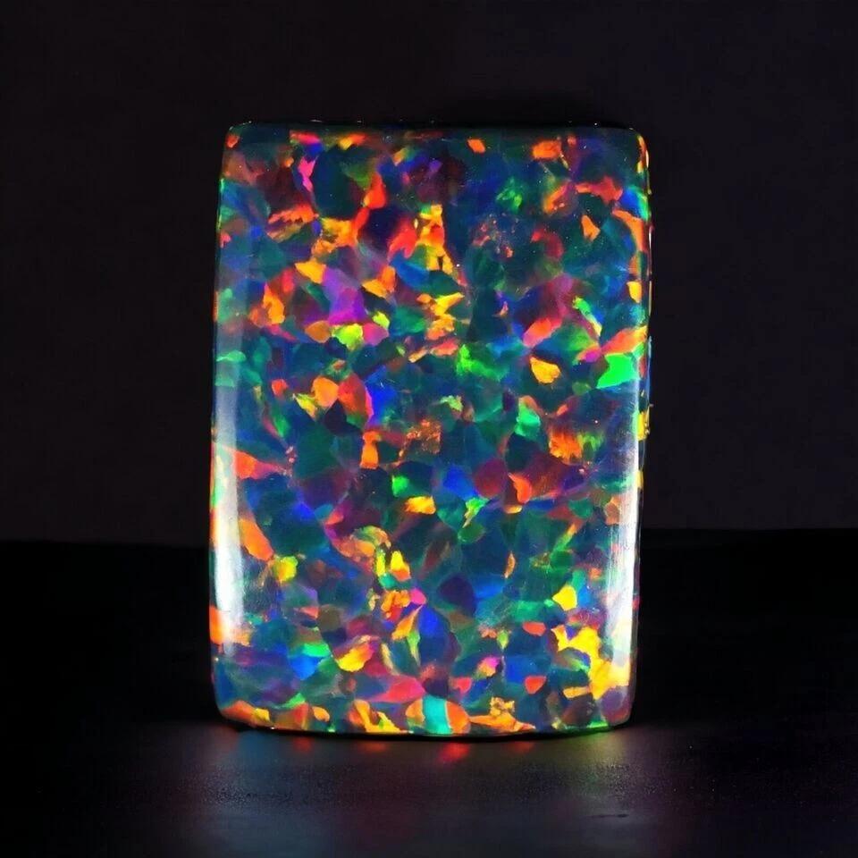 Certified Natural Rainbow Color Fire Opal