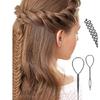 Hair Loop Styling Tool Tail Hair Braid Ponytail Styling Tool for Girls Hairstyle