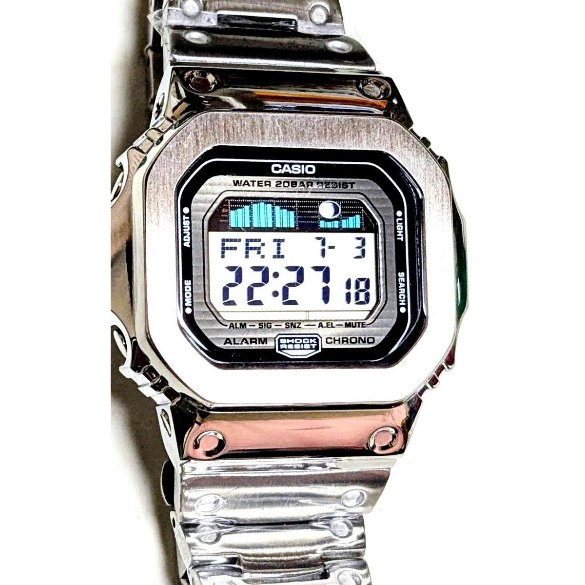 Used Up to 15 [Full New Custom] G-SHOCK GLX5600 Full Metal G-Ride Tide Graph