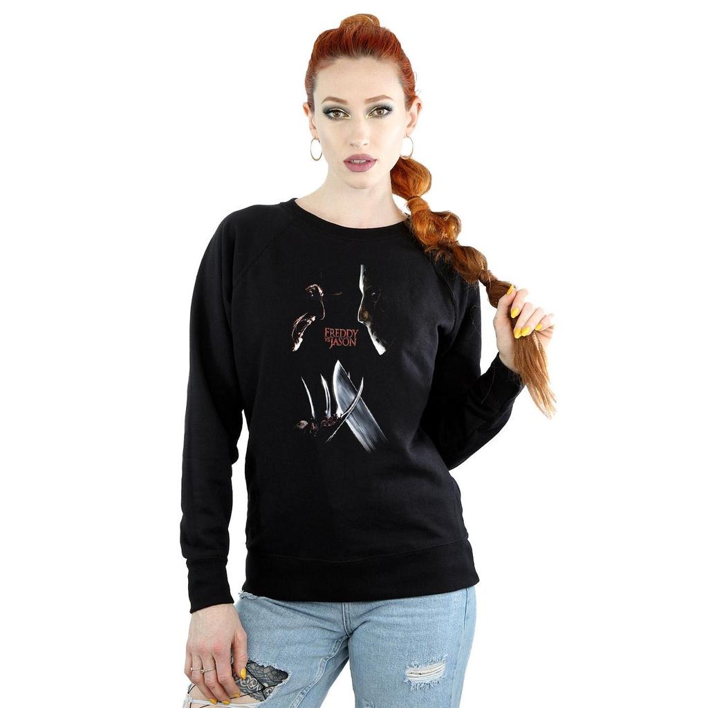 A Nightmare On Elm Street Womens/Ladies Freddy Vs Jason Sweatshirt