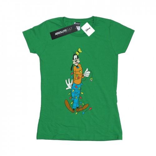 

Disney Womens/Ladies Goofy Christmas Lights Cotton T-Shirt