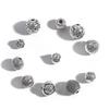 10-50 stk multidesign tibetanske sølv runde metallperler Håndverk Bønn Spacer Beads Passer DIY smykker armbånd