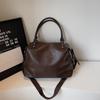 Vintage Large Capacity Bag Commuter Crossbody Bag Women's Shoulder Hand Tote Bag Short Distance Luggage Bag