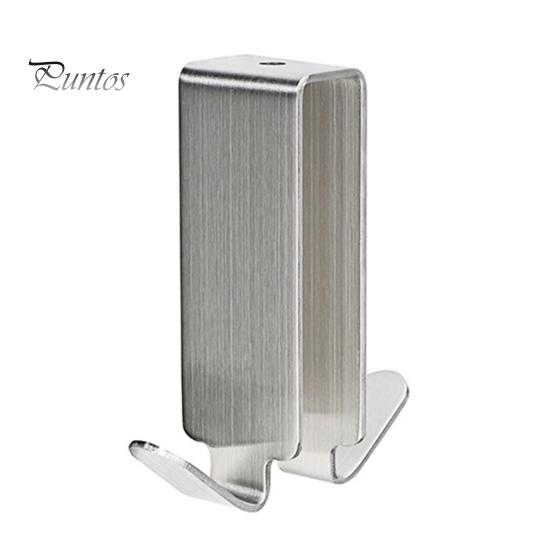 

Нержавеющая сталь двухсторонние крючки без сверла вешалка для полотенец крючок для стеклянной стены ванная комната органайзер для хранения рюкзак вешалка кухонная утварь A