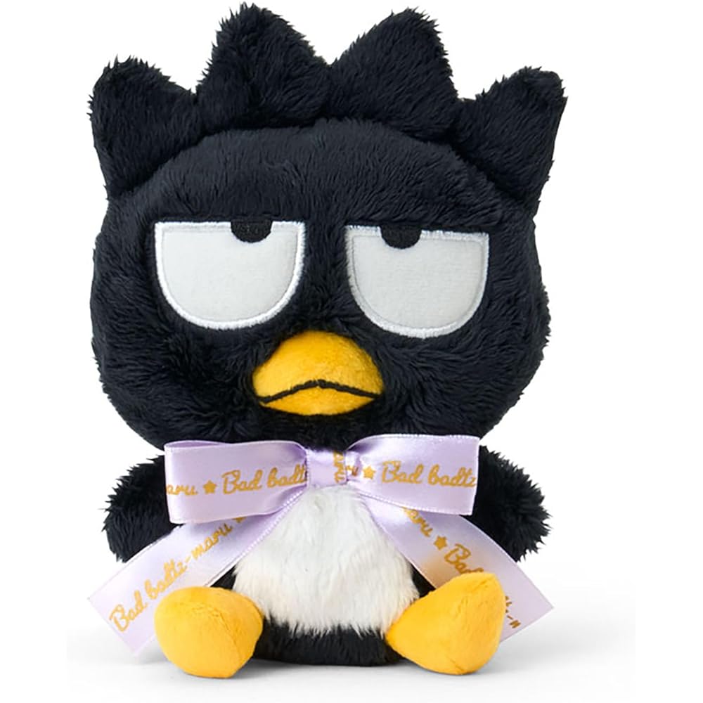 Sanrio Bad Badtz-Maru Plush Toy Logo Ribbon Character Award 3 Years and Up 747556