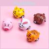 Tiger Rabbit Plastic Animal Inertia Toy Car With Push And Slide Function For Kids Development