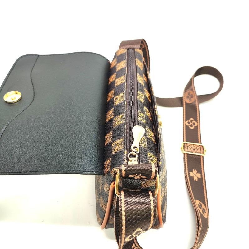 New Fashion Trend Mom Ladies Oblique Span Bag Soft Leather Cover Mobile Phone Change Bag Female