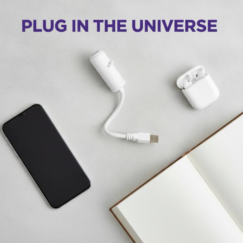 USB Проєктор Зіркового Неба 360° Обертовий Гнучкий Шланг Планета Галактика Проєкційне Світло З 3/6/12/24 Шт. Плівковими Слайдами Спальня