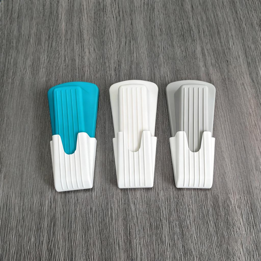 1/10Pcs Safety Silicone Door Stop Stoppers Block Texture Doorstops Door Stopper Home Office Door Retainer Anti-collision Stop