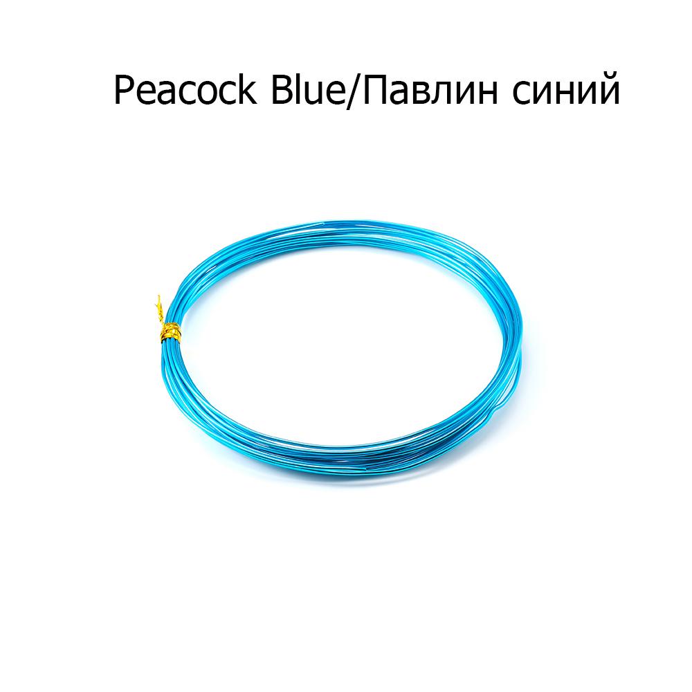 2-10M/Roll Soft Anadized Metal Aluminum Wire Versatile Painted Handmade Craft Floristry Wires For DIY Earrings Jewelry Makings