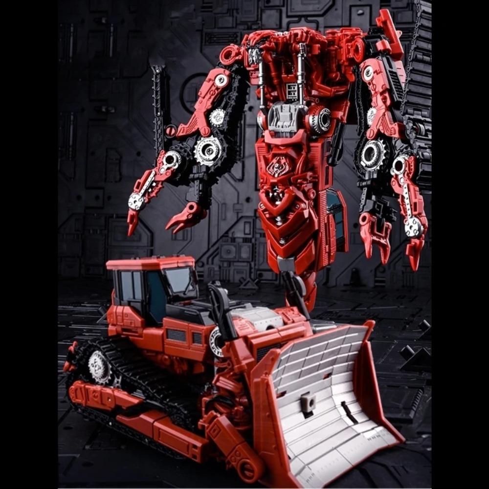 AOYI 8 IN 1 Big Size Devastator Transformation Toys Robot KO GT Action Figure Excavator Hook Crane Scraper Model Kid Gift DD04