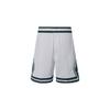 Jordan Dri-FIT Diamondsport Breathable Quick-Dry Letter Print Athletic Shorts Men Shorts White Oxide-Green FV8613100