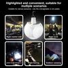 Rechargeable Light Camping Light Fans Lamp Multi-functional Portable Outdoor Portable Lamp Night Emergency Tent Light With Hook