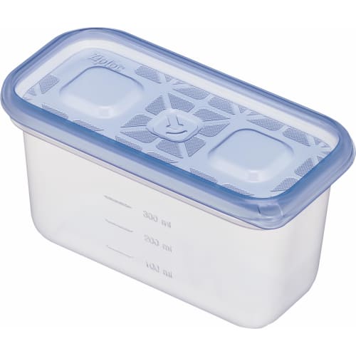 Asahi Kasei Home Products AsahiKASEI Ziploc Storage Containers, Rectangular, 510ml, Pack of 2