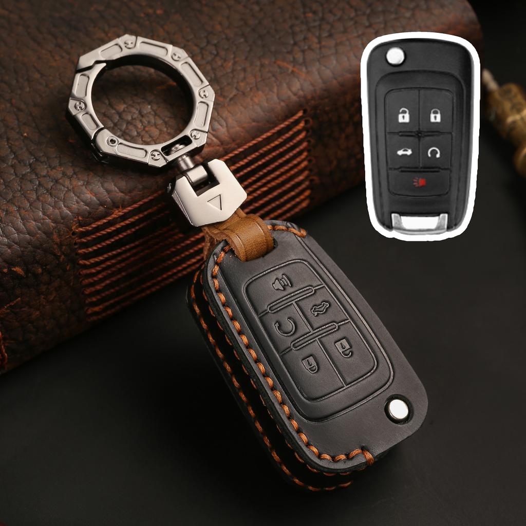 New Leather Car Key Case for Buick For Chevrolet Cruze Aveo Trax Opel Astra Corsa Meriva Zafira Antara J Remote Protect