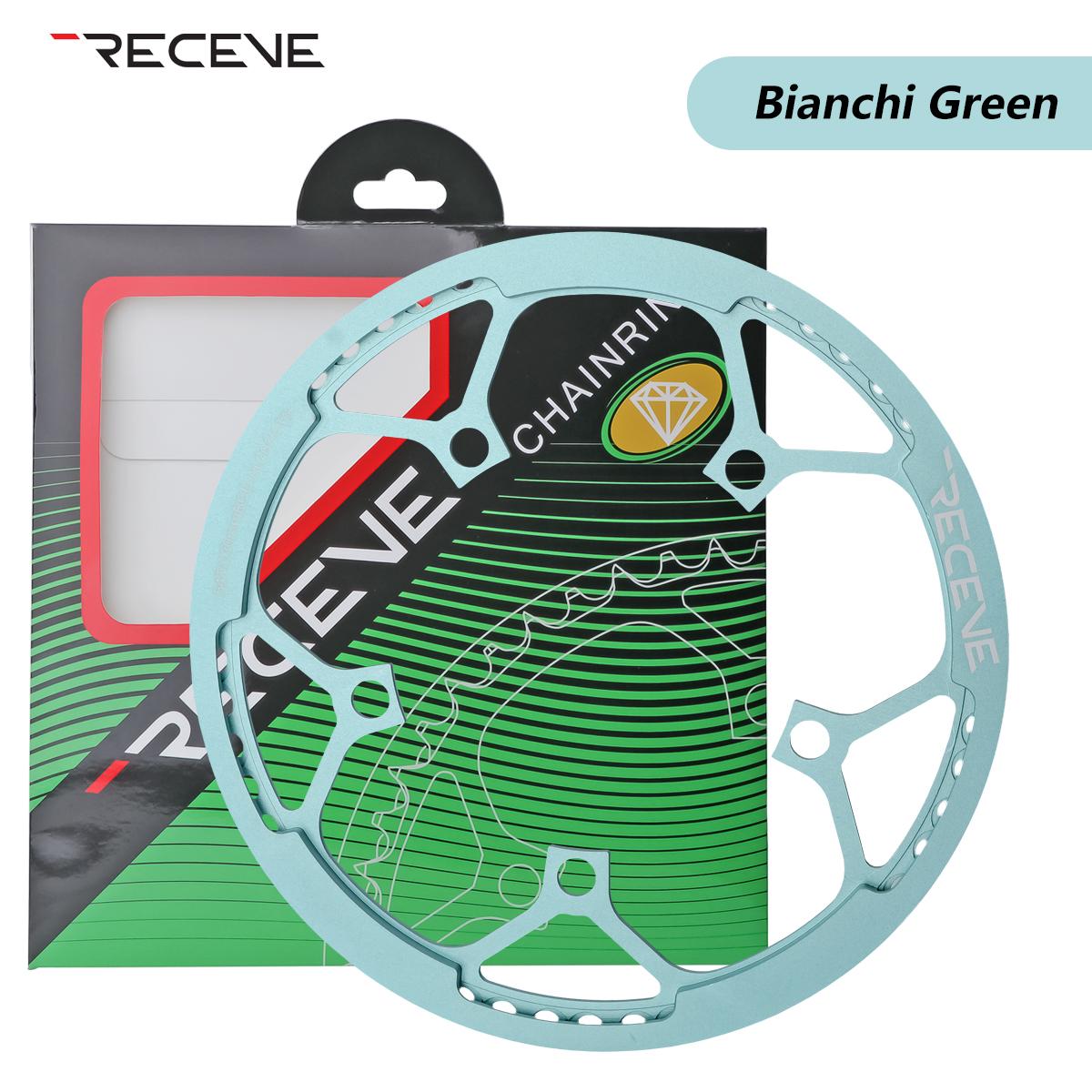 RECEVE Folding Bike 130 Bcd Crown Chainring 50/52/54T Bicycle Chain Ring Cycling Narrow Wide Chainring With Protective Plate 50T