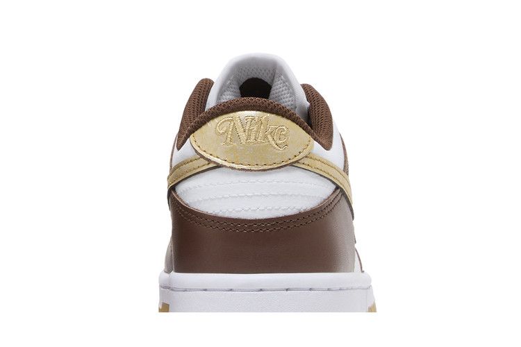 Kids' Sneakers Nike Dunk Low Cacao Wow Gold (GS) White/Metallic Gold/White/Cacao Wow