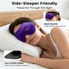 3D Sleep Mask Adjustable Suitable for Men and Women with No Pressure on the Light Blocking Eye Mask Sleeping Aid Face Mask