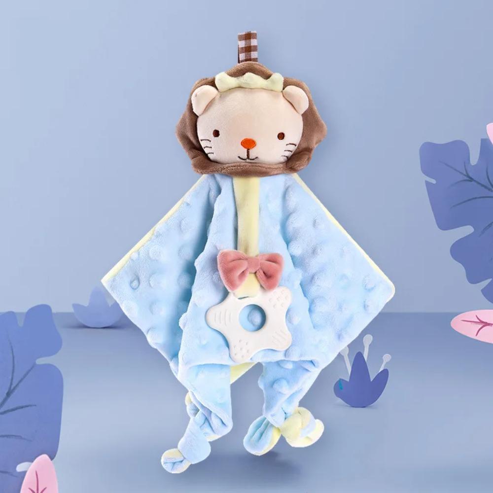 Coperta Coccola Animale Carino Coperta Avvolgente Peluche Giocattoli Ripieni Bambino Neonato Bambola Coniglio Elefante Asciugamano Lenitivo Rassicurante Regali Giocattoli per Neonati