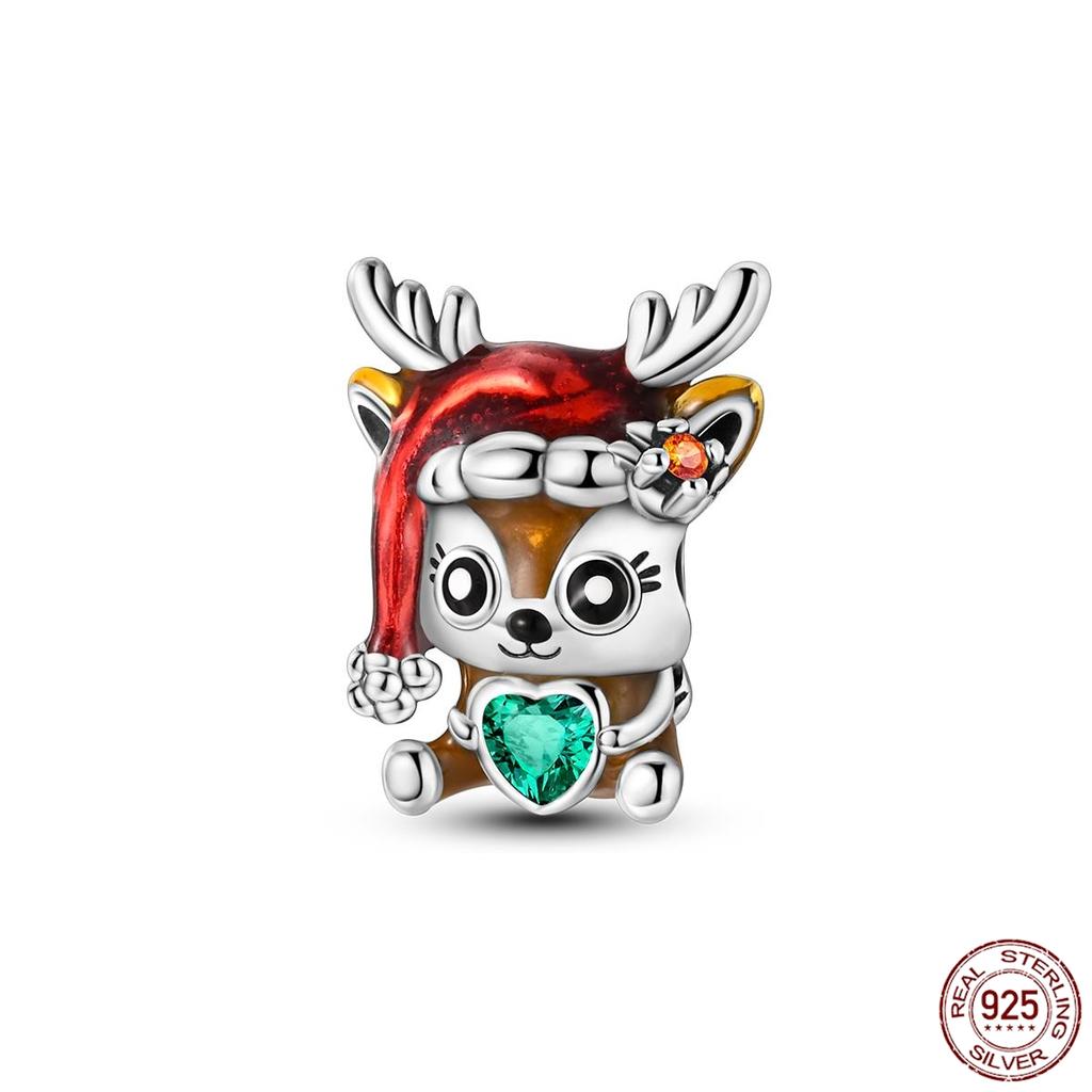 Copper Elephant Gathering Panda Pendant Charms Beads Fitoriginal Bracelet Diy Birthday Jewelry Gifts For Women