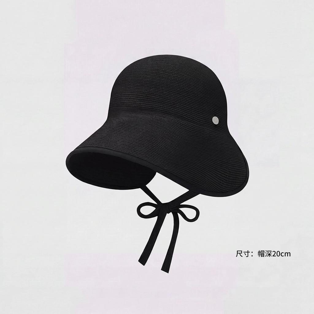 Women S Korean Style Large Brim Foldable Bucket Hat For Spring Summer Outing