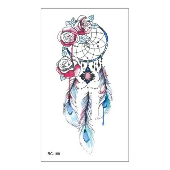 Waterproof Gradient Color Cartoon Temporary Tattoos for Men & Women