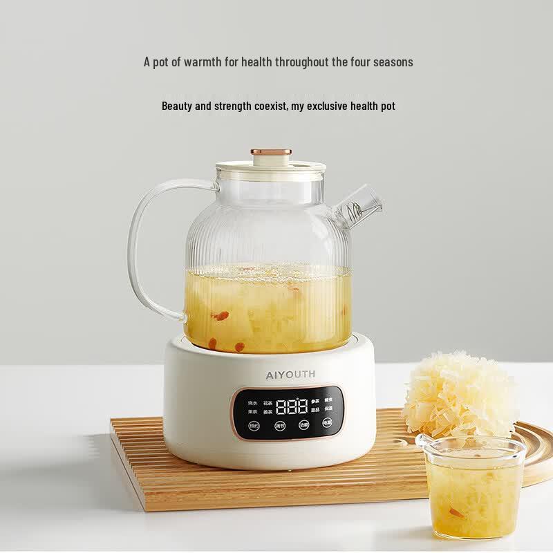 AIYOUTH 1.2L Multifunction Glass Health Kettle