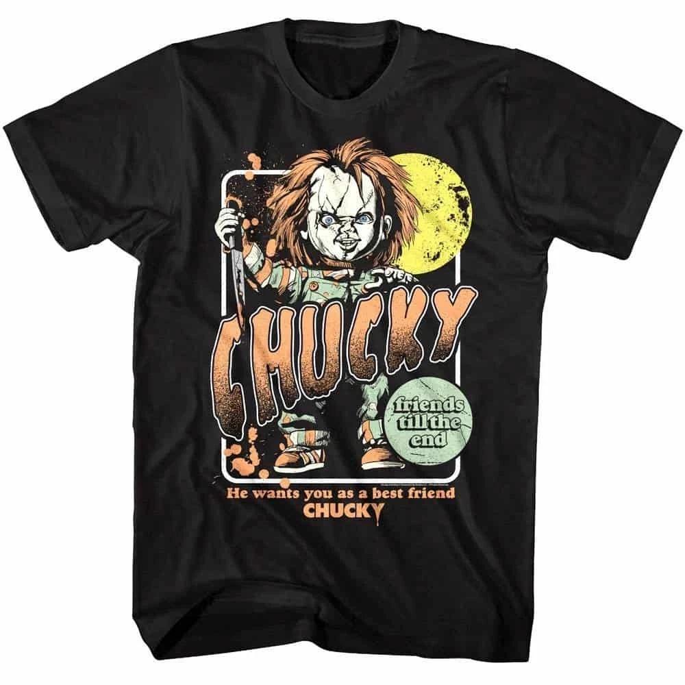 Childs Play Chucky Friends Till The End Men s T Shirt S