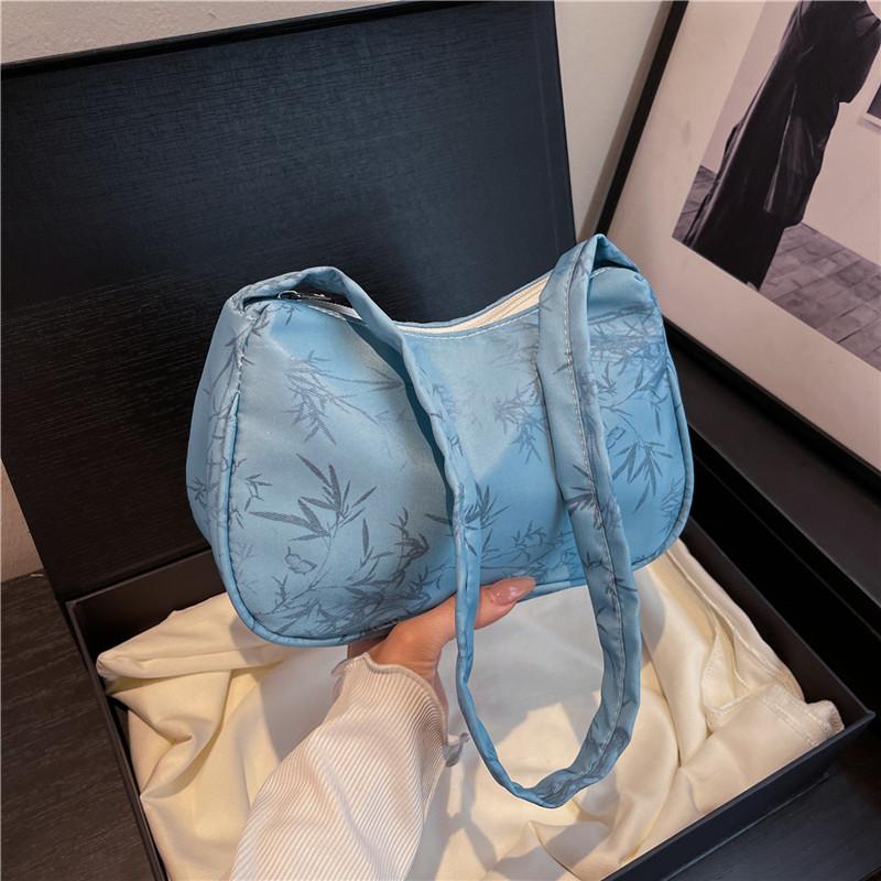 

Premium sense and beauty daily practical bag new fresh shoulder armpit bag fashion handbag синий