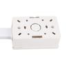 Electrical Outlet Extender  Flame Retardant Flexible Placement 22 To 34 Inch Extension Rotatable Power Strip for Sofa Desk