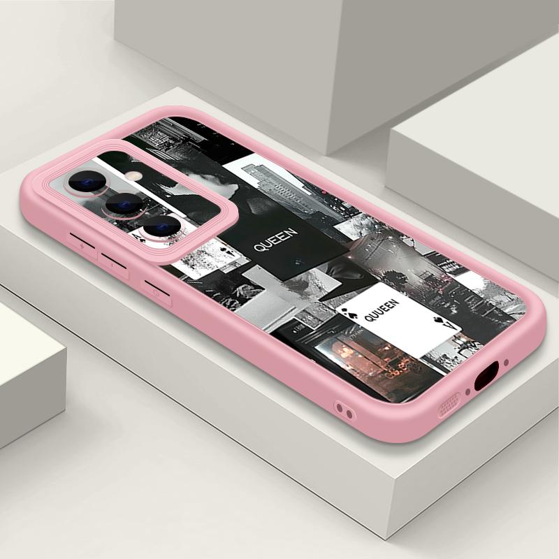 Creative Splicing Pattern TPU Case For Samsung Galaxy S26 S25 S24 S23 S22 Ultra S23 FE A57 A17 A56 A55 A15 A16 A36 A37 5G Cover