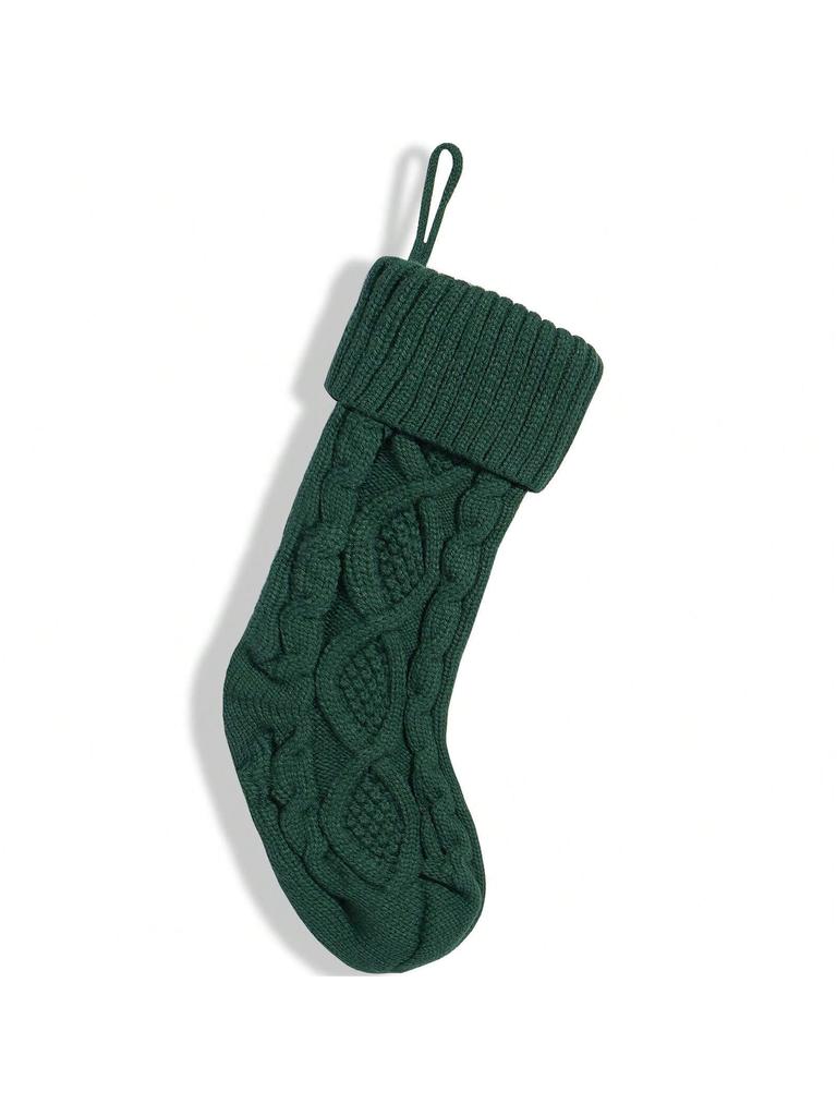 4 Pack Christmas Stockings 18 Inches Cable Knitted Stocking Gifts Decoration for Family Holiday Xmas Party Decor