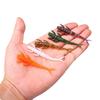 20pcs 7.3cm/1.3g Fishing Lure Temptation Swimming Soft TPE Material Soft Bait Laser Glitter TPE Bait Freshwater Fishing