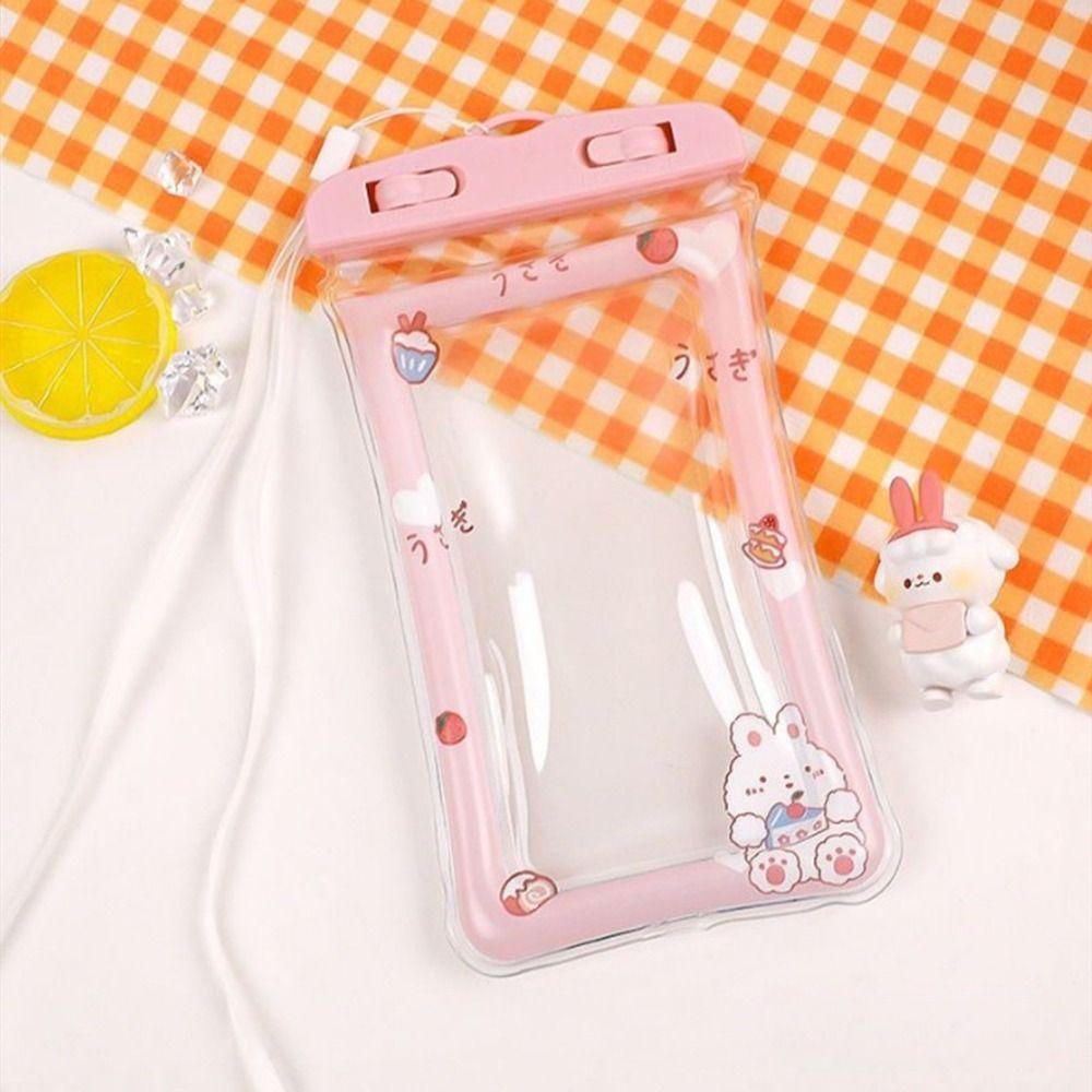 1Pcs Air Bag Shockproof Waterproof Phone Case Cartoon Rabbit Phone Cover New Phone Bag