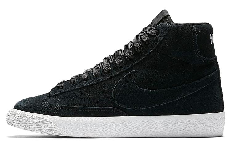 Nike Blazer Mid Premium Black Summit White GS 895850-003 36.5